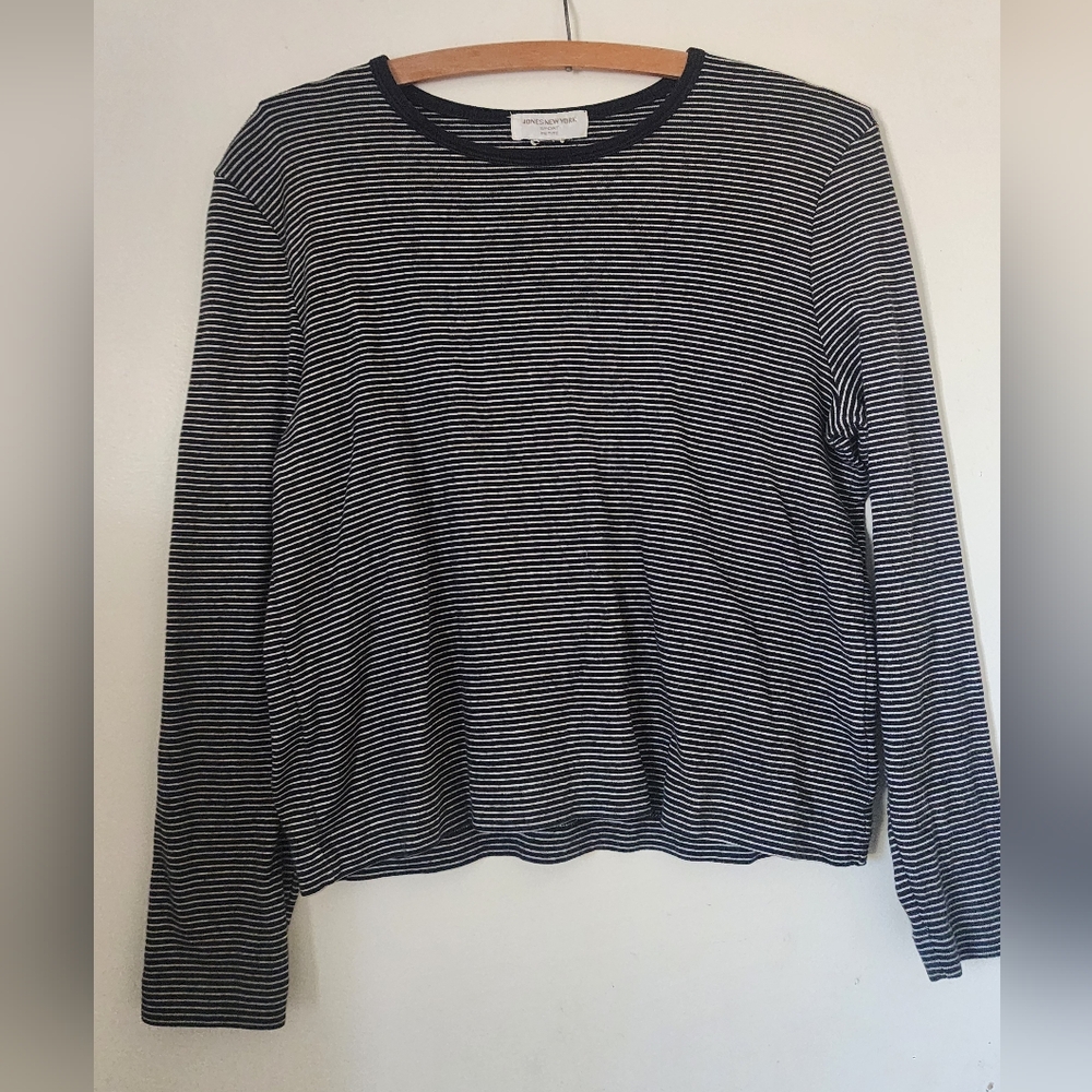 Cotton Striped Jones NY top size S